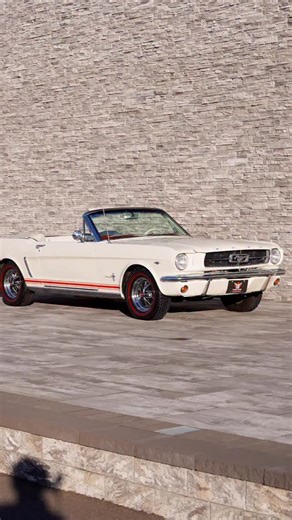 Beautiful Mustang Just in‼️😍 $59,500 1965 FORD MUSTANG CONVERTIBLE RARE TRIPLE WHITE, 4 SPEED, AC!!! • Professional restoration of the iconic pony car • Original Ford 289cid with 4-bbl V-8 @ 225hp • Optional 4-speed manual transmission • Original Heavy Duty rear differential • Great looking, mirror finish Wimbledon white paint show waxed and detailed • White power convertible top with color matching boot • Great looking, White bucket seat interior with custom console • Factory gauges including