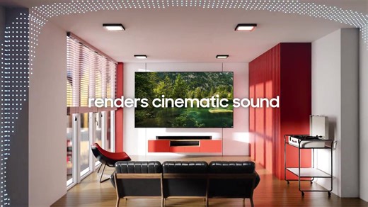 What’s bigger, but also slimmer? Our 98-inch QLED beauty. With Supersize Picture Enhancer, marvel at every detail on a screen that fits flush to the wall. #QLED #Q80C #SuperBIGScreen #Samsung Discover more at https://bit.ly/46lK0hj | Samsung