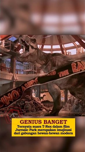 It turns out that the original T-Rex sound is just a composite edit of Modern Animals. #shorts #f...