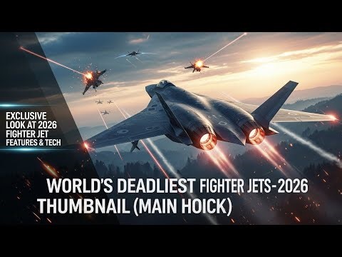 World’s Deadliest Fighter Jets in 2026 – Next-Gen Air Dominance