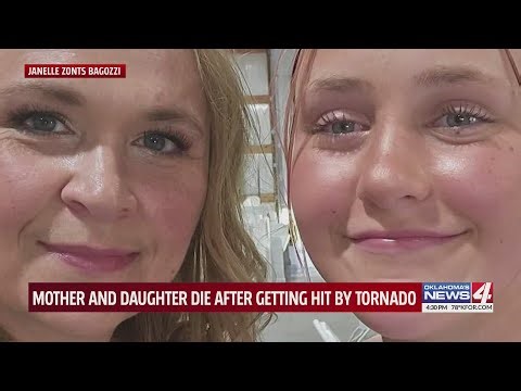 Mother and daughter die after getting hit by tornado