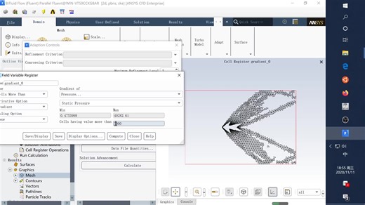 Fluent网格自适应加密-定常与非定常