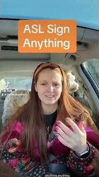 Learn How To Sign "Anything" in ASL for Beginners | American Sign Language #shorts
