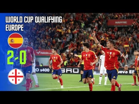 Spain vs Georgia | 2-0 | World Cup Qualifiers 2025-26 | spain georgia
