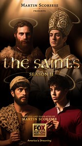 'Martin Scorsese Presents: The Saints' returns for Season 2 with all-new episodes! Embark on a transcendent journey of faith and transformation—streaming November 16th exclusively on Fox Nation. | Fox Nation