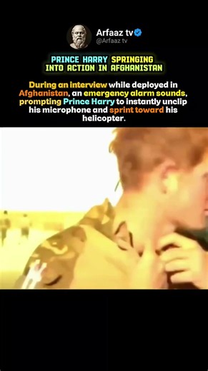 Prince Harry Instantly Abandons Interview During Emergency Alarm! 🚁🎖️