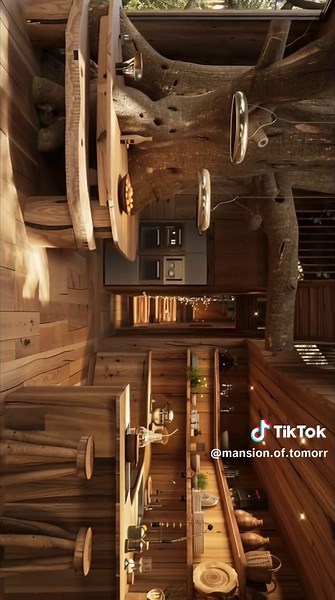 🌳 Luxury Treehouse Mansion – Amazon Rainforest (Brazil) “Deep inside the Amazon Rainforest, high above the jungle canopy 🌳✨. This luxury treehouse mansion is fully crafted from rich tropical wood, blending modern design with nature. From the infinity terraces you can see the endless rainforest, with toucans and parrots flying past your windows. 💰 Price tag: $85,000,000”