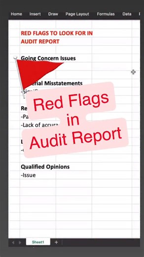 1.6K views · 42 reactions | Red flags to watch out for in Audit Report #financialanalysis #banking #finance #credit #creditanalysis | Banking Credit Analysis Process | Facebook