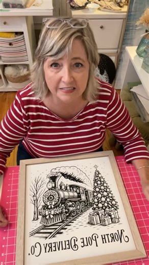 In this video tutorial I will show you how I made this North Pole Train Christmas sign. 🌲🚂. COMMENT Christmas and I’ll message you a link to take a peek at this design and lots more! Hiedi #northpoletrain #magnoliadesignco #reusablestencils #christmasdecorideas #DiyDreaming | DiyDreaming