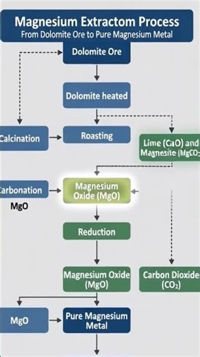 Dolomite to PURE Magnesium!🔥 | MgCO₃ → Mg Extraction Magic