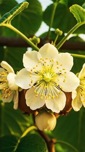 Time lapse germination Flowering Fruiting of Kiwi #asmr #fruit #gardening #satisfying #fruitcutting