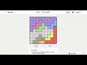 LinkedIn Queens #542 Today's Answer #queens