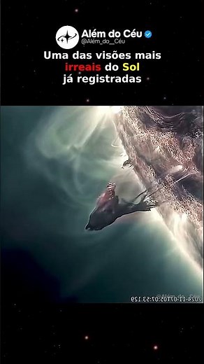 ☀️ Uma das visões mais irreais do Sol já registradas 🔥