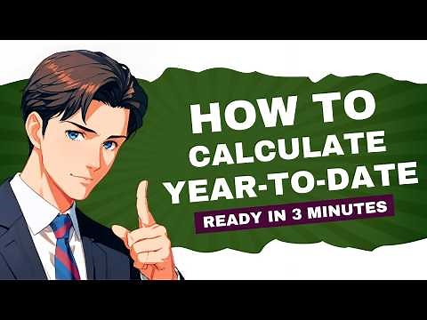 Calculate Year-To-Date in Excel: The Step-by-Step Guide