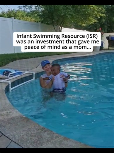 Infant Swimming Resource (ISR) is a survival swim program that teaches babies and young kids what to do if they end up in the water. We’re talking real skills like rolling onto their back to float, rest, and breathe until help comes. Plus swim-float-swim sequence to move toward safety. 🛟 It’s designed for little ones as young as 6 months up through early elementary, especially if you’ve got a pool, visit water often, or just want that extra layer of protection. And this part matters… drowning i