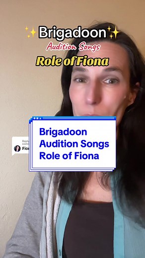 Replying to @THAT Singing Teacher Brigadoon is a classic musical that not enough theatres produce. Here are some soprano-like Fiona audition song ideas. #brigadoon #auditioningfor #phyllissings