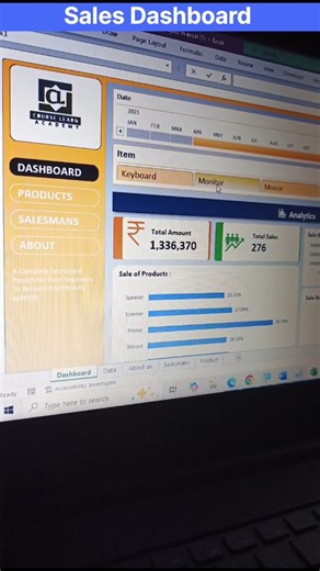 Mashiujama Teach on Instagram: "🚀Automatic Sales Dashboard in Excel 🔥 🥰 Download Practice File Comment - Sales #excel #microsoft #microsoftexcel #office #exceltips #word #powerpoint #data #msexcel #powerbi #dataanalytics #business #datascience #exceltraining #microsoftoffice #exceltricks #windows #accounting #python #o #cursodeexcel #sql #spreadsheets #msoffice #dashboard #vespaexcel #excelformulas #excelshortcuts #excelfunctions #exceltutorial"