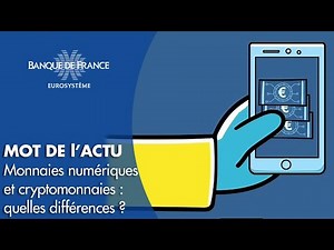 Quelles différences entre monnaies numériques et « cryptomonnaies » ? | Banque de France