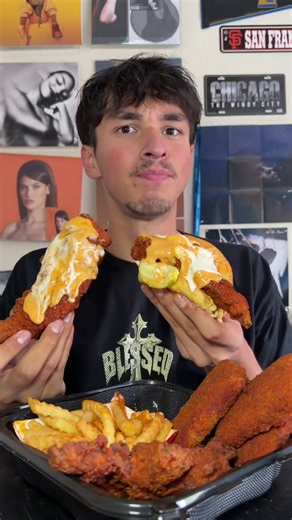 Go big🔥🔥🔥 @The Foodie Sergio | daves hot chicken