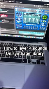 How to layer 4 sounds On synthage library #musicians | Johnsonkeyz Piano Hub