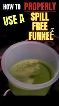BURPING A COOLING SYSTEM WITH A SPILL FREE FUNNEL. Full video on my channel. #shorts #youtubeshorts