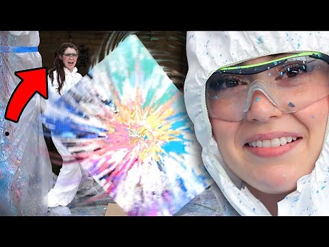 Making Giant Drill-Powered Spin Art