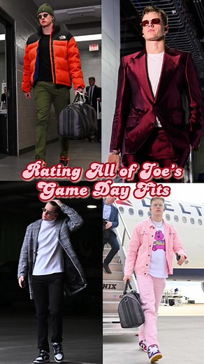 Thought I’d hop on the trend and rate Joe’s game “dey” fits this season🤤 #joeburow #joeyb #joeburrowedit #cincinnatibengals #bengals #bengalsfootball #burrow #whodey #9 #qb #qb1 #afc #afcnorth #afcnorthchampions #nfl #nflplayoffs #nflfootball #joebrrr #joeshiesty #joecool #burreaux #gameday #gamedayfit #fit #fitcheck #joeburrowedits #joeburrowisbae #fyp #fypシ #foryou #foryoupage