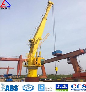 [Hot Item] Enjue Small Size Light-Duty 3ton/4ton/5ton Telescopic Crane Fixed Boom Crane Man Riding Crane with BV Lr ABS CCS Dnv Rmrs BV Certificate for Sale