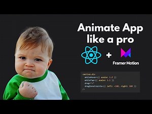 Animate React APP like a PRO with Framer Motion | React.jS | Framer-Motion