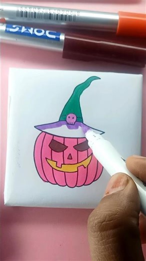 Cute Monster Drawing & Coloring | Easy Art for Kids | ShubhiArtsTV Shorts