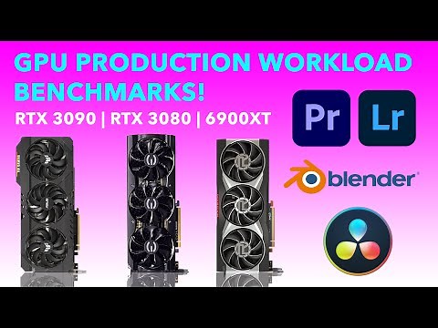 RTX 3080 | RTX 3090 | RX 6900XT | GPU PRODUCTIVITY BENCHMARKS!