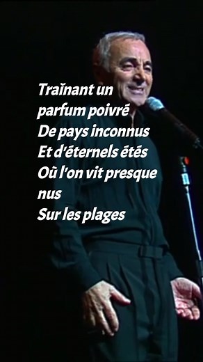 Charles Aznavour - Emmenez-moi ( Paroles/Lyrics) #CharlesAznavour #Emmenezmoi #parolegentili #Lyric #lyrics #paroles #francais #paris #paroles_rai #paroles_music_rai🎹💊🎤 #france🇫🇷 #france #paroles_rai_31 #parole #parolededieu #Lyon #french