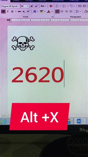 Danger sign in MS Word | MS Word Trics #Shorts #tips #tricks #trending #youtubeshorts #viralshort