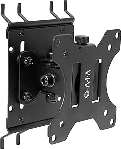 VIVO Articulating Single Monitor Pegboard Mount, Fits Screens up to 32 inches and Peg Boards up to 0.25 inches Thick with 1 inch Hole Spacing, Black, Mount-PB1