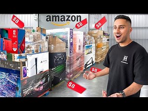 فقط با هشت دلار دوربین و ps5 و درون خریدم!! 🤯محل کالاهای برگشتی آمازون بالاخره پیدا کردم