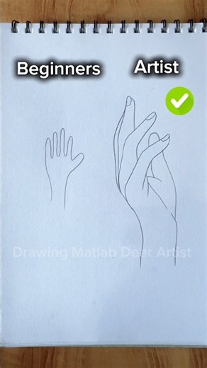 How to Draw Hand | Hand Drawing Tutorial for Beginners #shorts