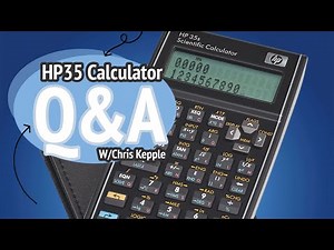 Live Webinar | HP-35 Calculator