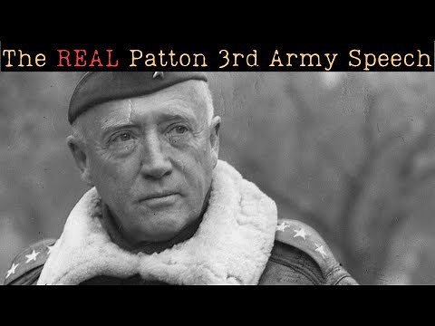 George Patton's Shocking 3rd Army Speech REVEALED!