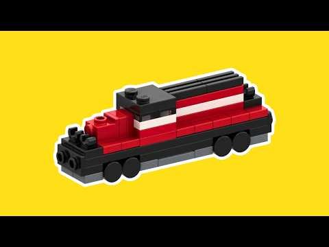 How to build a LEGO Freight Locomotive MOC - Micro March [Day 16]