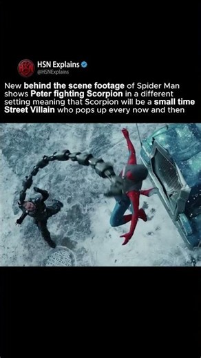 New Look at Spider Man Fighting Scorpion! | SPIDER MAN BRAND NEW DAY #marvel #spiderman #movieclip