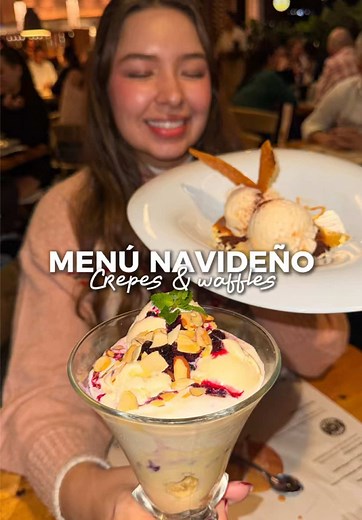 Disfruta el Menú de Navidad de Crepes y Waffles