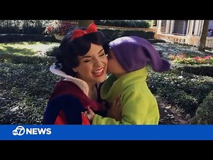 Boy with autism has adorable interaction with several Disney Princesses