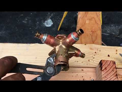 Learn how to install a new SHOWER BODY , MOEN , DELTA using PEX Pipe