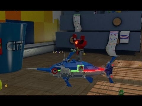 LEGO Movie Videogame - Golden Instruction Build #9 - Octan Swordfish