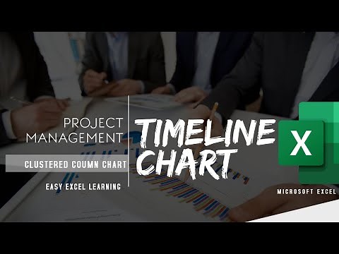 Excel Timeline Chart: Milestone & Task Project TimeLine