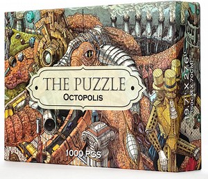 Octopolis Jigsaw Puzzle for Adults: Challenging Octopus Theme, 1000 Piece - Etsy