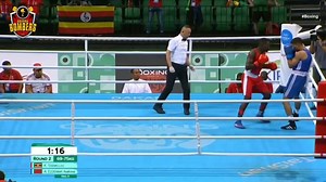 34K views · 2K reactions | Semujju David totally went into beast mode against Amrani of Morocco, the Seconders had to throw in the towel!  Watch full bout on the link below https://youtu.be/mYmdK8QMppg Don't forget to subscribe! | Uganda Boxing Federation | Facebook