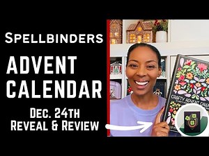 December 24th | Advent Calendar Reveal | #teamspellbinders #neverstopmaking