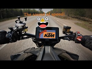 The awesome acceleration of the KTM 1290 Super Duke R | Austin Racing | Quickshifter | Engine sound