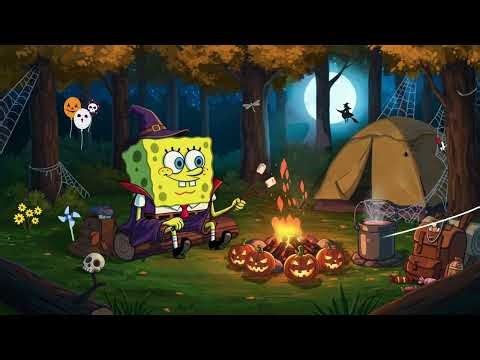 SpongeBob's Halloween Campfire 🔥 Lofi Beats to Relax/Study to